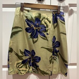 Silk Front Slit Tommy Bahama Mini Skirt